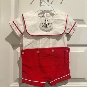 Infants 9-12 months Mudpie Romper New!!